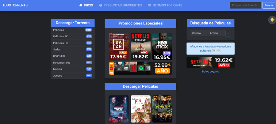 todo torrents es una de las paginas mas antiguas para descargar pelis por torrent